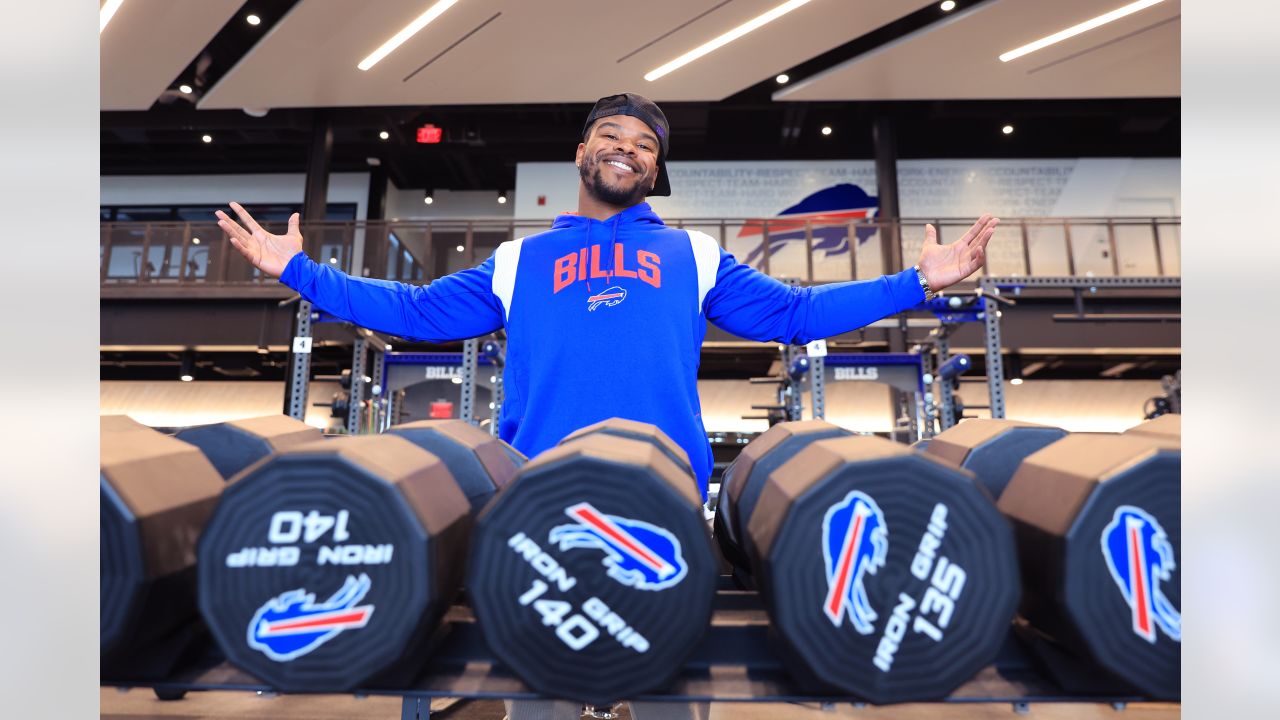 Best photos of Damien Harris' first day at One Bills Drive