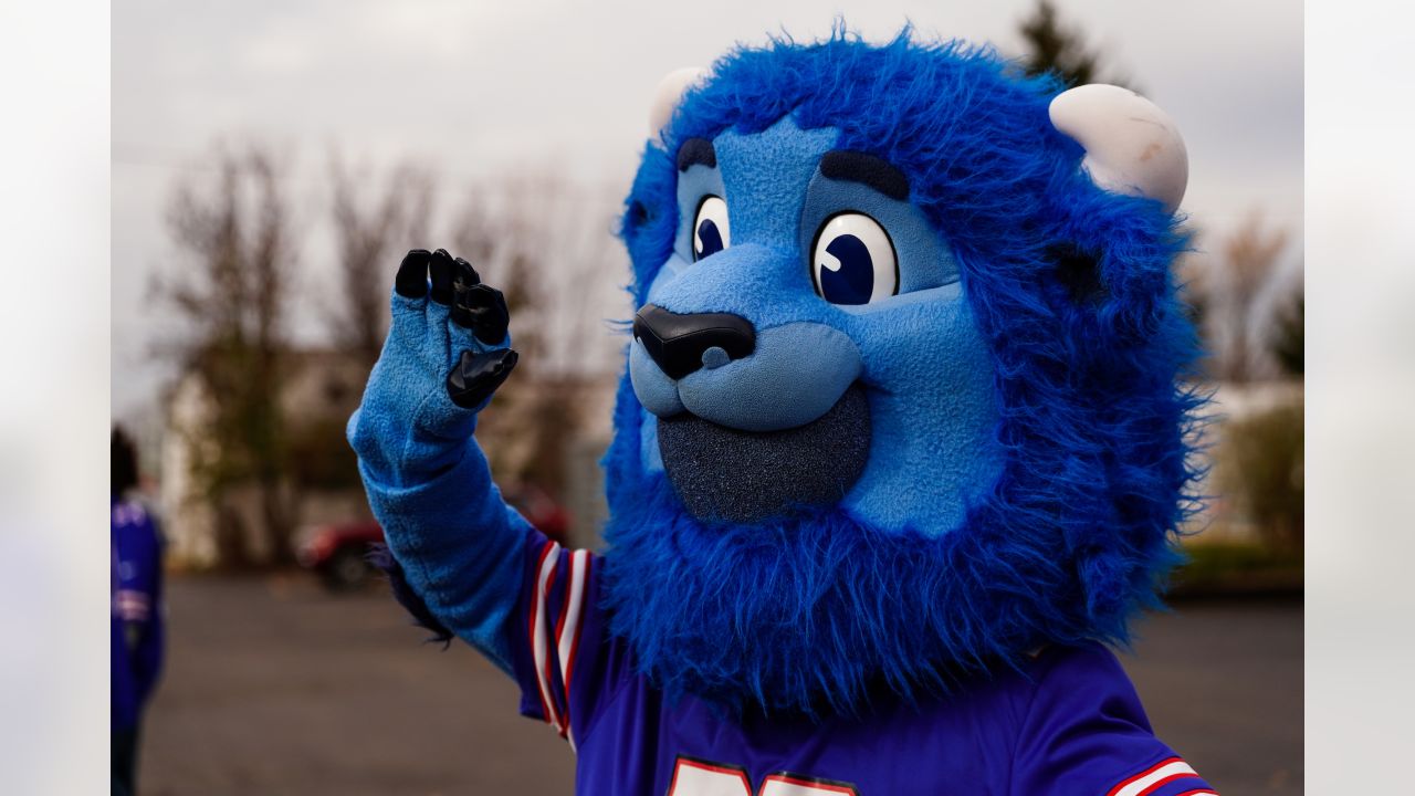 Buffalo Bills Mascot Billy Buffalo Runs the 40 Yard Dash 