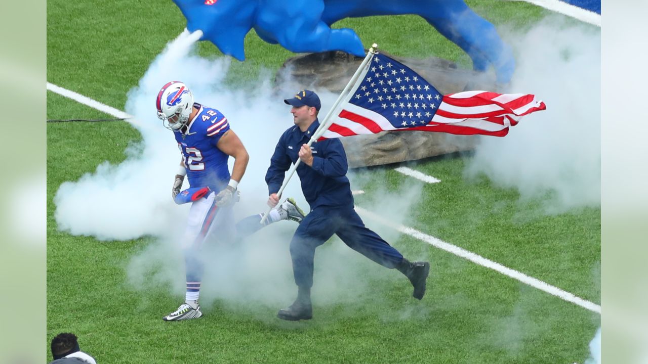 Denver broncos vs Buffalo Bills game day salute to service