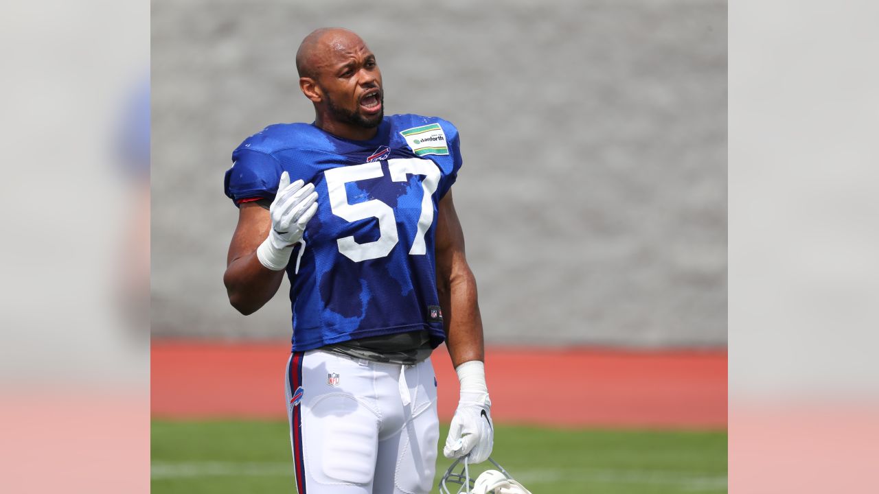 Buffalo Bills quarterback Tyree Jackson (6) passes during the first half of  an NFL preseason football game against the Minnesota Vikings in Orchard  Park, N.Y., Thursday, Aug. 29, 2019. (AP Photo/Adrian Kraus