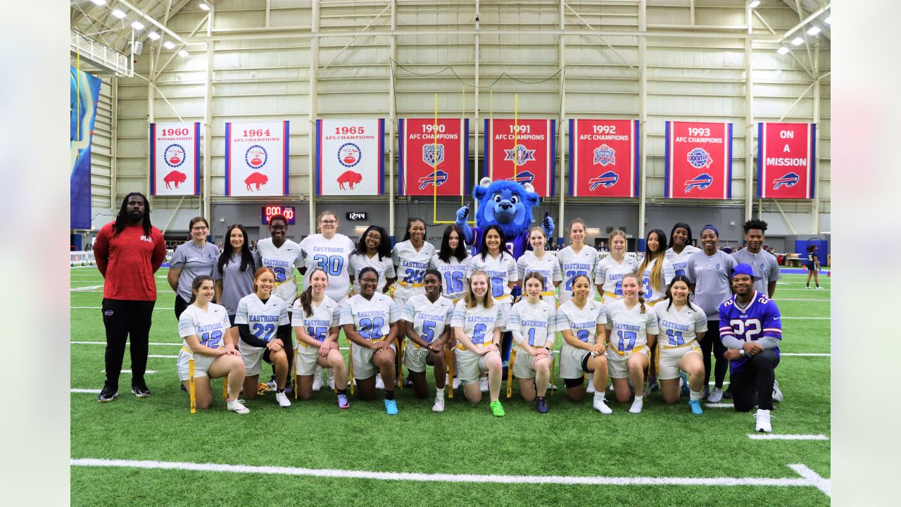 Marissa Figueroa Wears Buffalo Bills Football Shirt