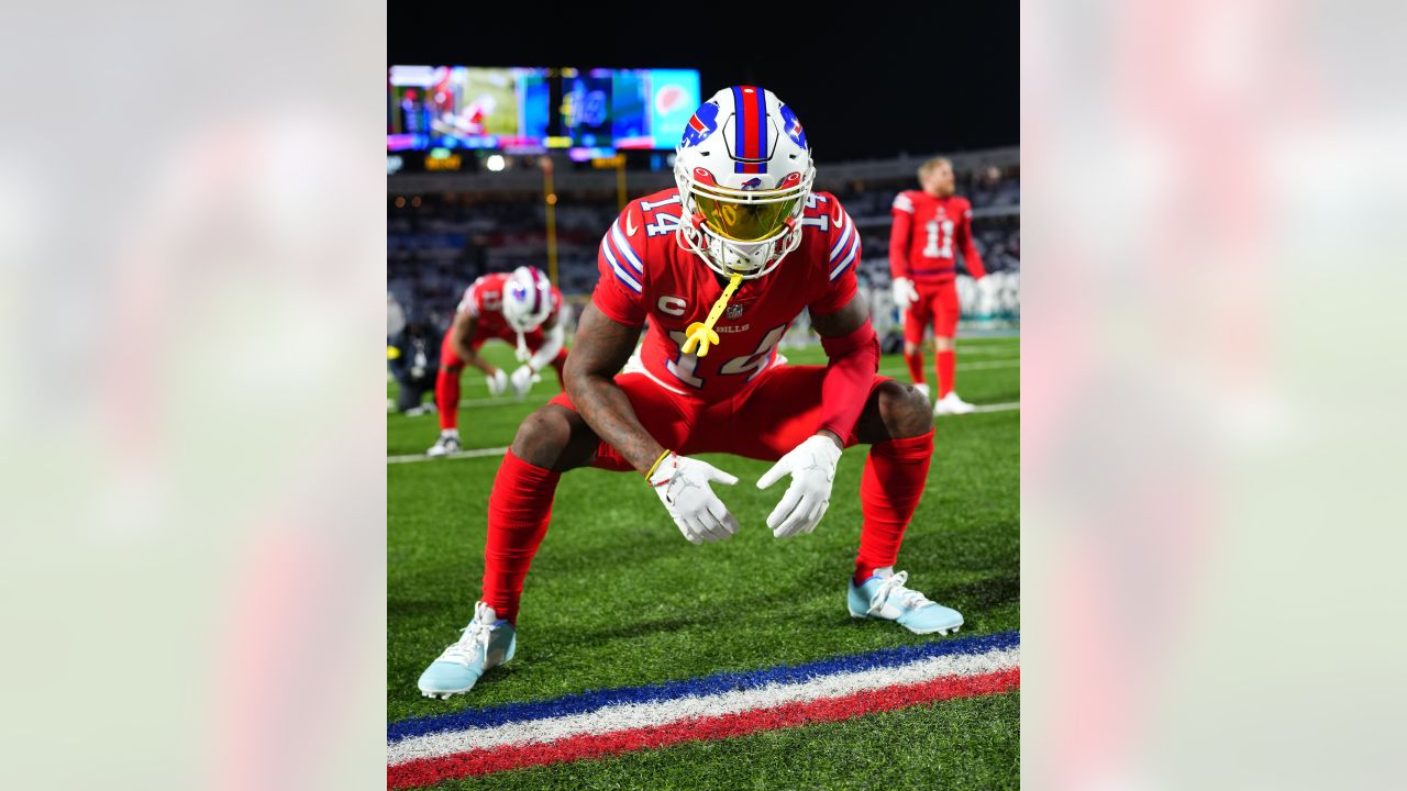 Buffalo Bills wearing all-red uniforms for Week 15 against Panthers