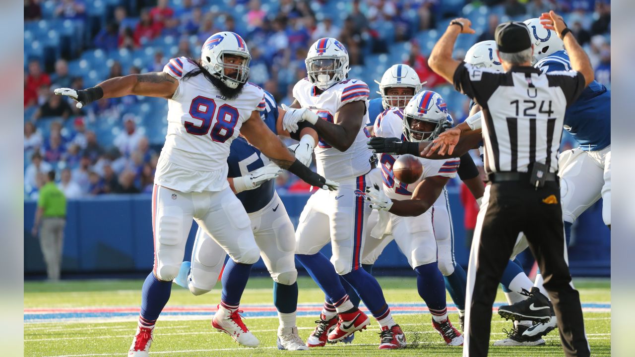 Buffalo Bills running back Christian Wade (45) runs the ball during an NFL  football organized team activity Tuesday, May 21, 2019, in Orchard Park  N.Y. (AP Photo/Jeffrey T. Barnes Stock Photo - Alamy