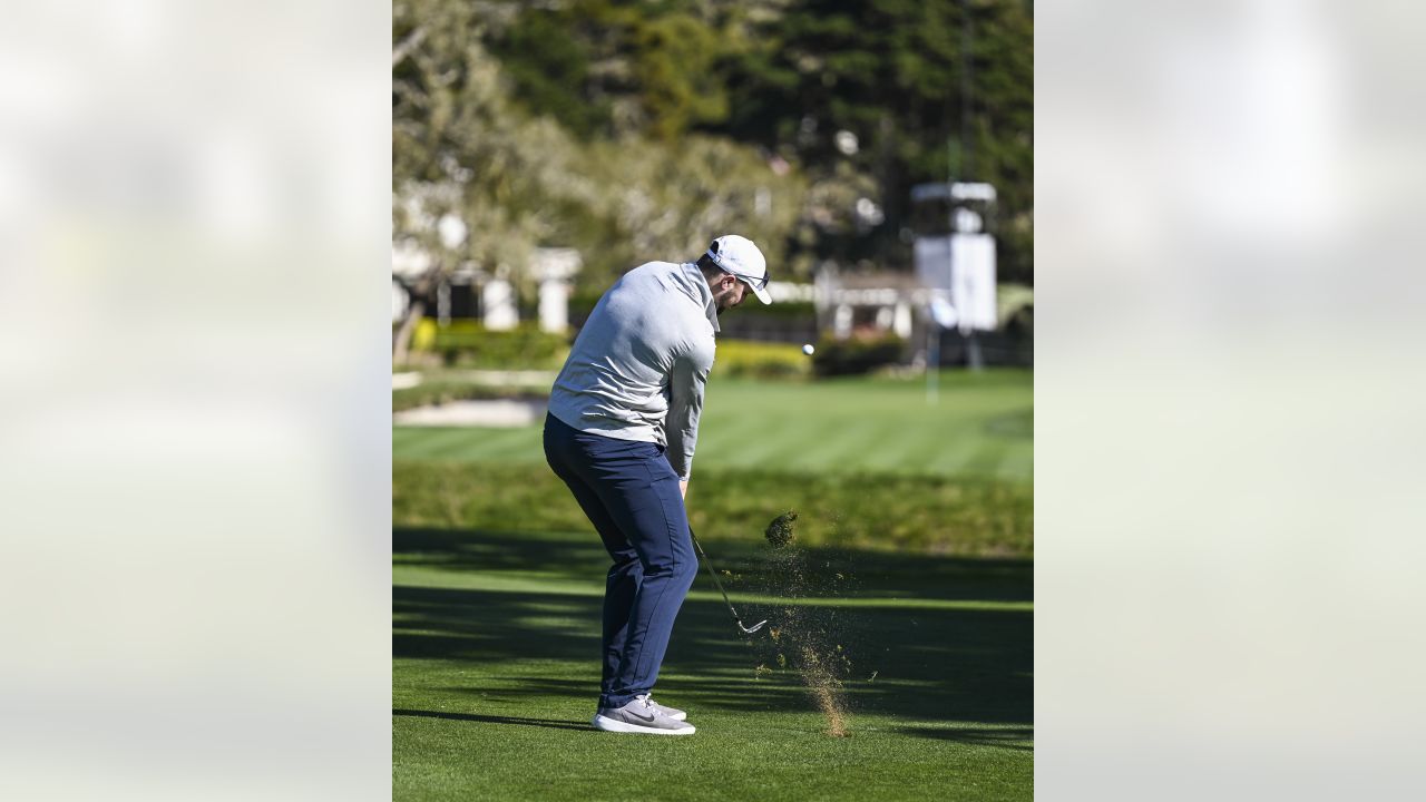 Watch Bills' Josh Allen use his arm to get golf ball over tree at Pebble  Beach Pro-Am 