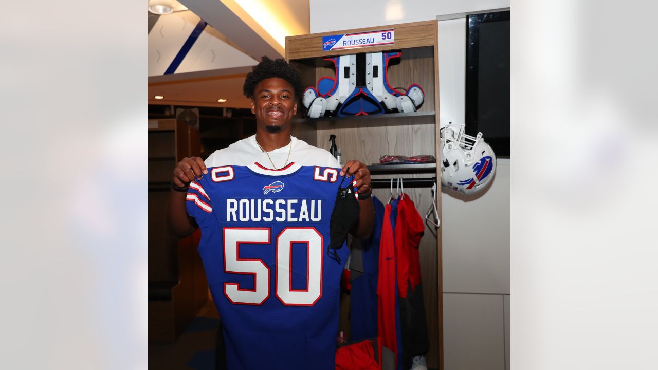 Gregory Rousseau Arrives at One Bills Drive