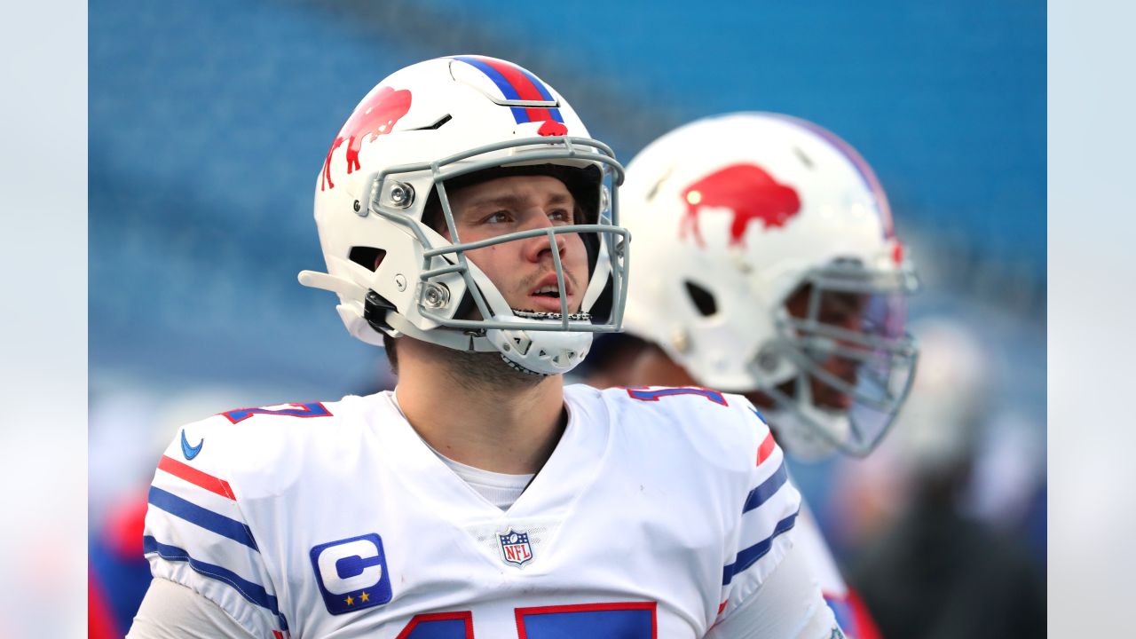 Josh Allen Sports Bold New Bills Helmet at Practice, Elicits Strong  Reactions - Sports Illustrated