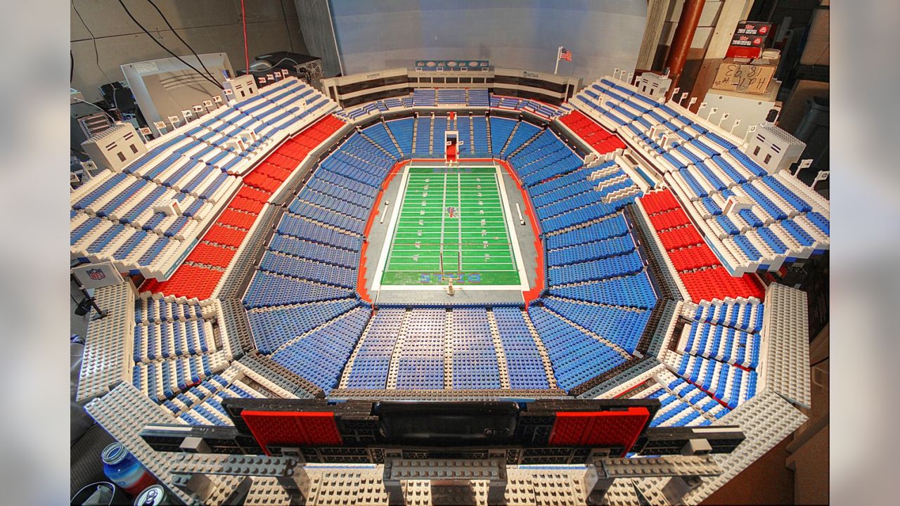 Fan builds replica Buffalo Bills stadium out of Lego