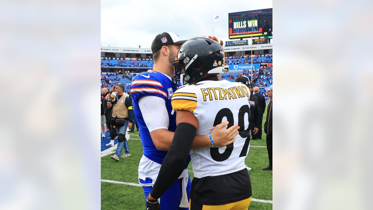 Josh Allen impresses Leslie Frazier during Buffalo Bills scrimmage