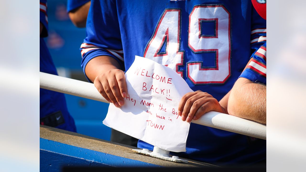 Welcome back  Bills players praise fans for bringing energy to