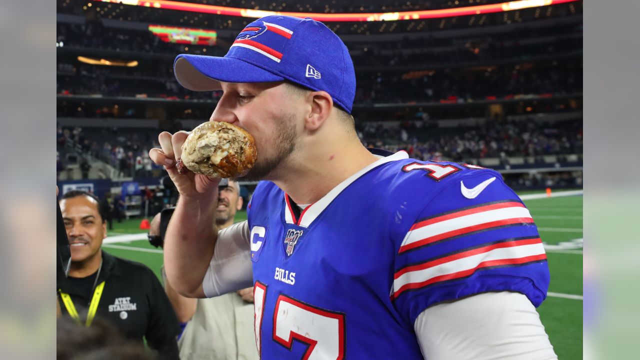 Josh Allen Eats a Crazy Amount of Wings Every Time at Bar Bill