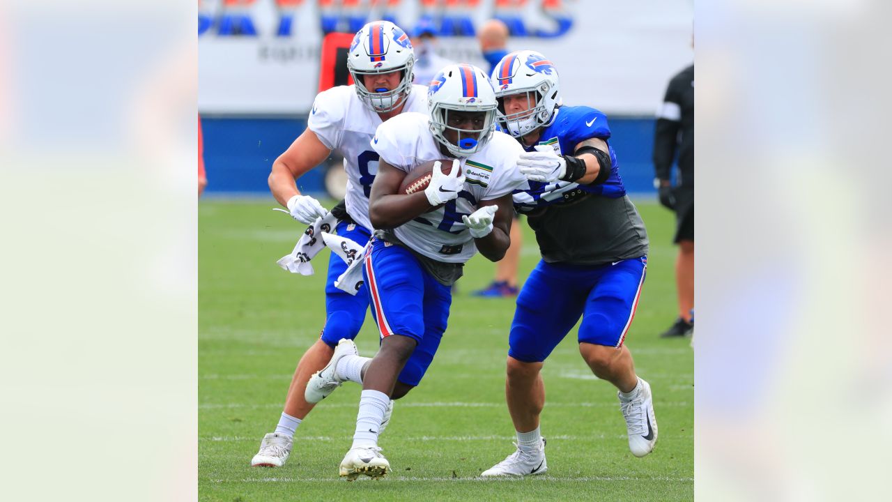 BillsCamp Day 3 Notes: •Helmets and shorts, no pads. •Von Miller working  off to side at Bills camp. •Josh Allen and Stefon Diggs A+…