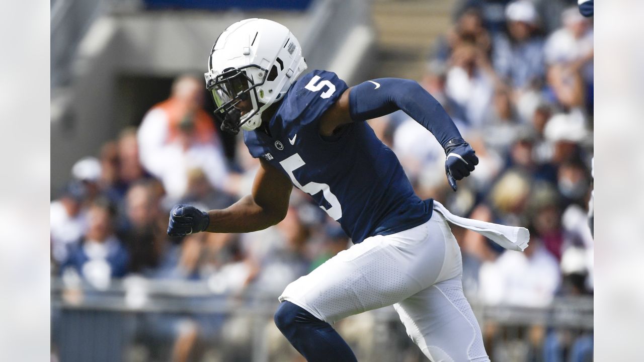 Penn State Nittany Lions football wide receiver Jahan Dotson has his sights  set high after last year's breakout campaign