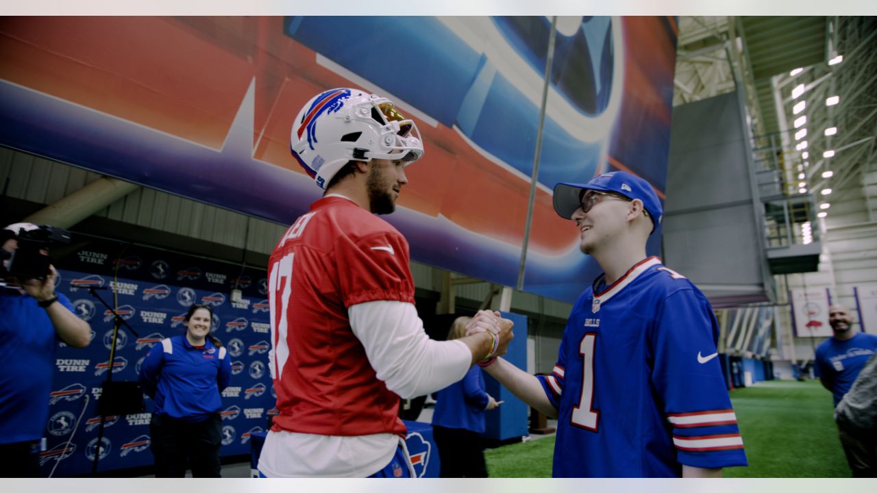 Bills super fan meets Josh Allen through Make-A-Wish and ESPN