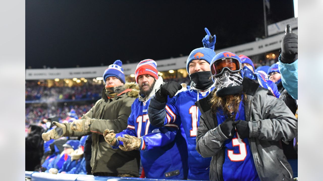 Photos: Bills fans embrace deep freeze at wild-card playoff game