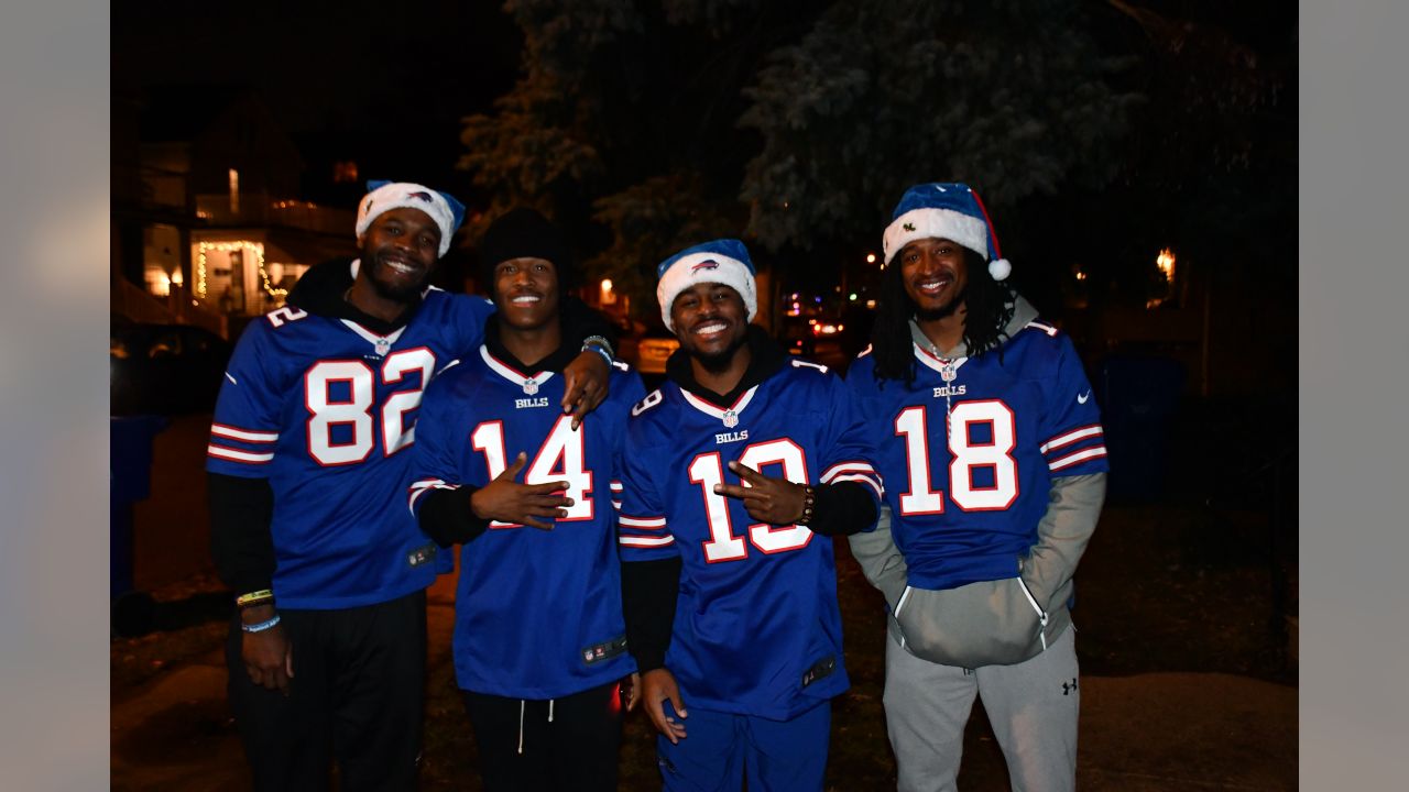 Biggest Gift: Josh Allen Sports Fitz Jersey and TNF 'Big Hat'