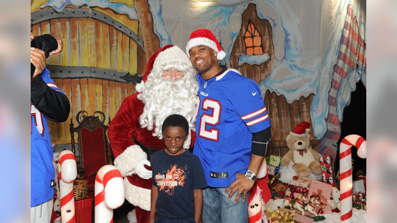 BUFFALO BILLS Christmas Photo Picture SANTA Claus Holiday 