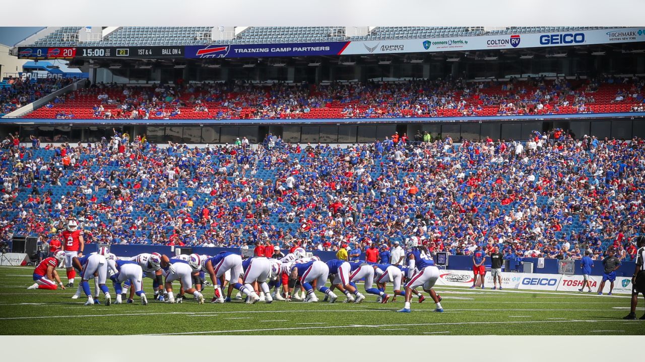 How Bills fans can get tickets for the 'Return of the Blue & Red' practice  at Highmark Stadium - BVM Sports