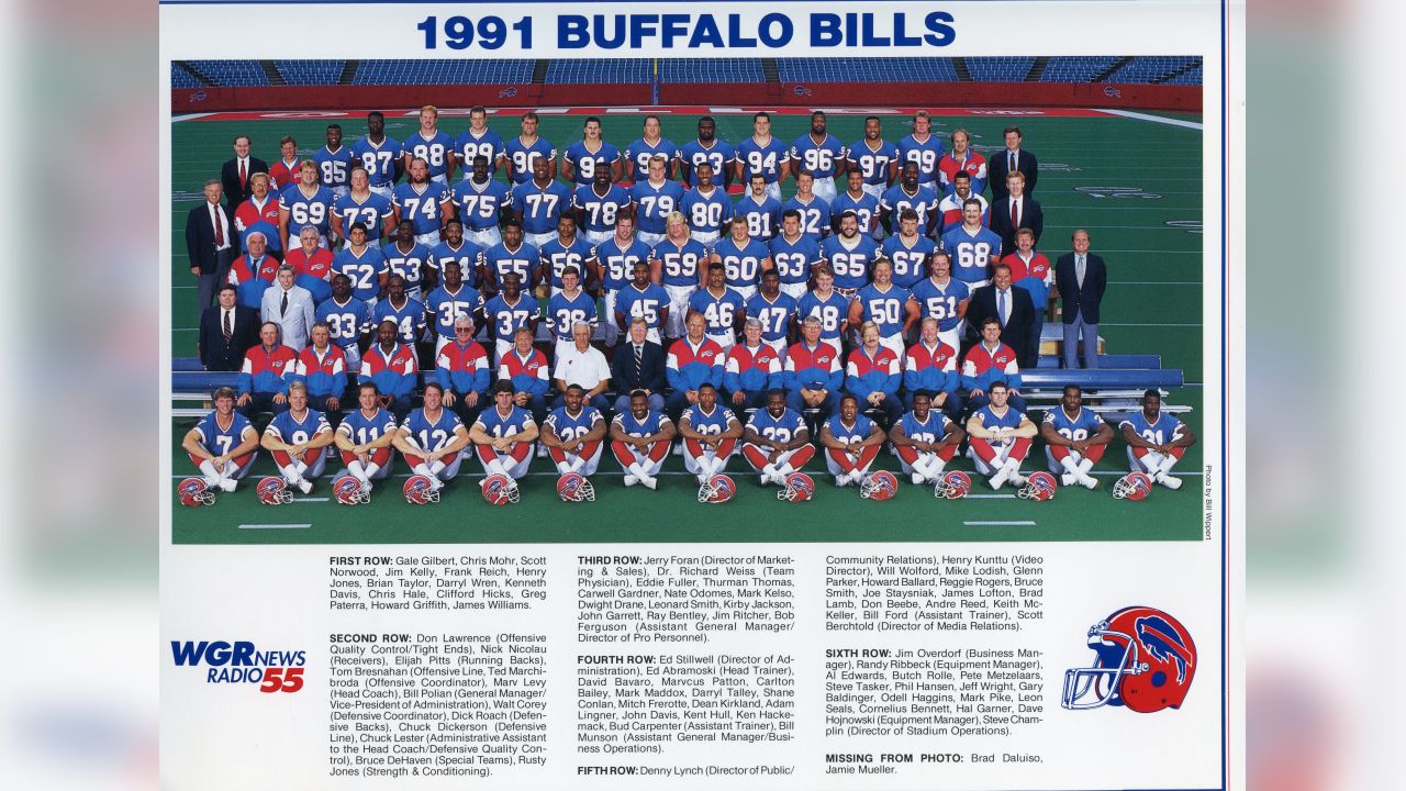 Bills Team Photos the Years