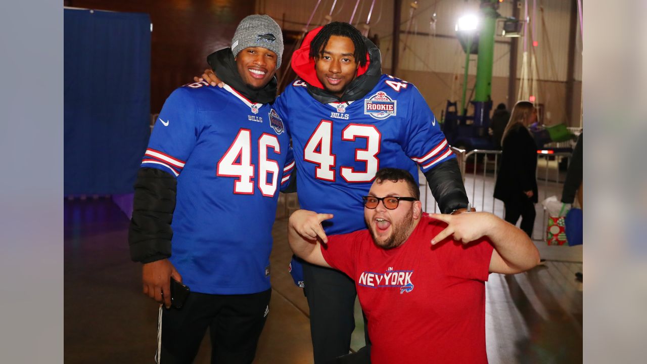 Biggest Gift: Josh Allen Sports Fitz Jersey and TNF 'Big Hat'