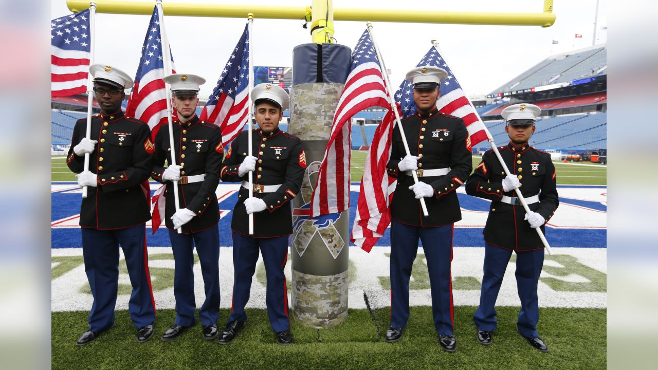 Official original Denver Broncos Vs Buffalo Bills Game Day Salute