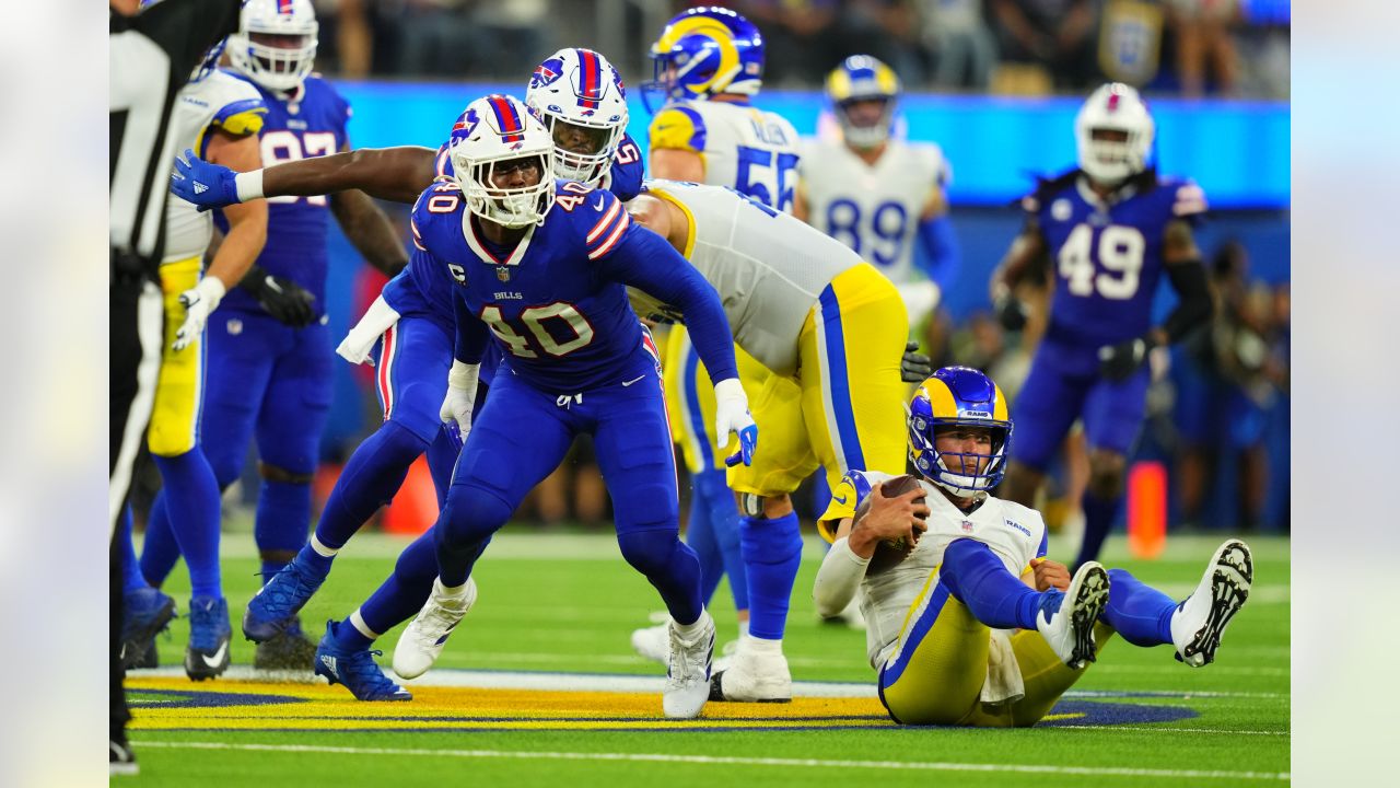 Buffalo Bills Los Angeles Rams Fans Support Nfl Game Silhouette – Stock  Editorial Photo © kovop58@gmail.com #390619330