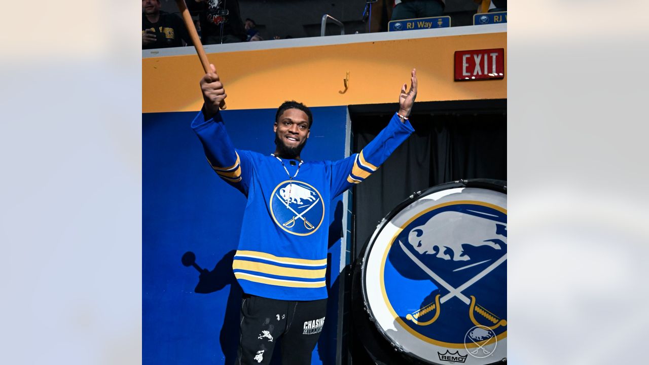 Bills show support at the Sabres' season opener