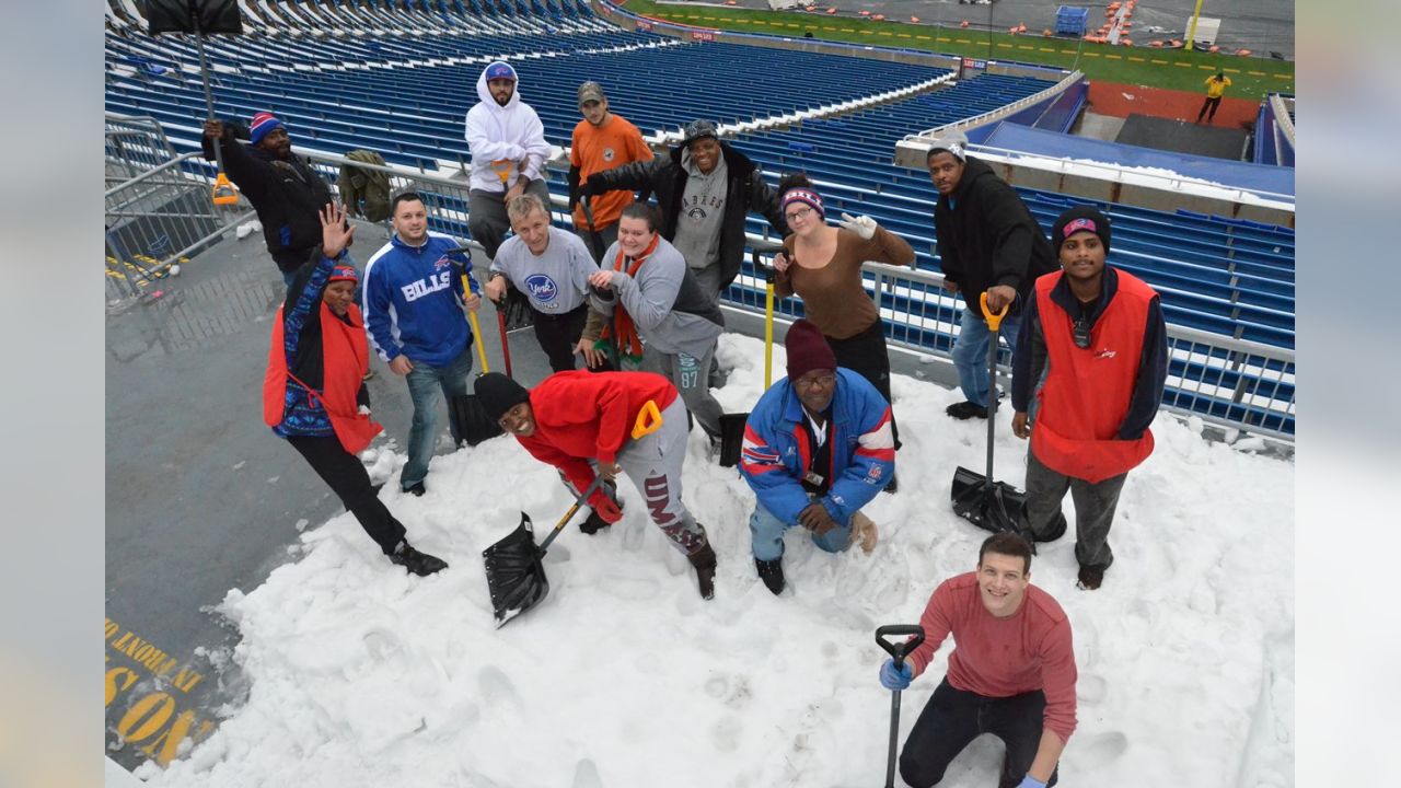 Bills offer free tickets to fans who shovel stadium snow