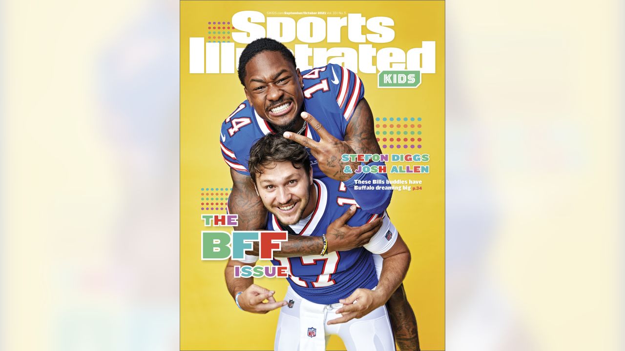 Best photos from the Josh Allen and Stefon Diggs SI for Kids cover