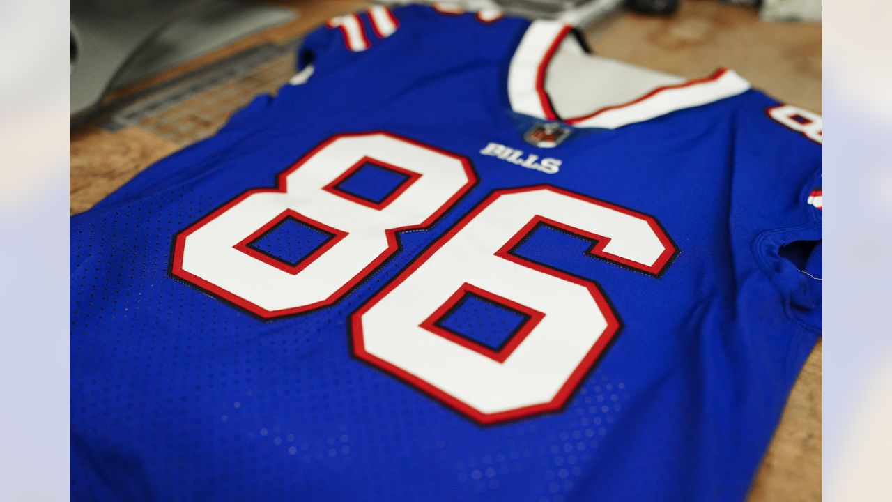 Exclusive Look At Dalton Kincaid's First Bills Jersey