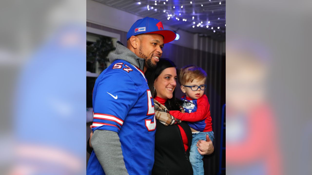 Biggest Gift: Josh Allen Sports Fitz Jersey and TNF 'Big Hat'