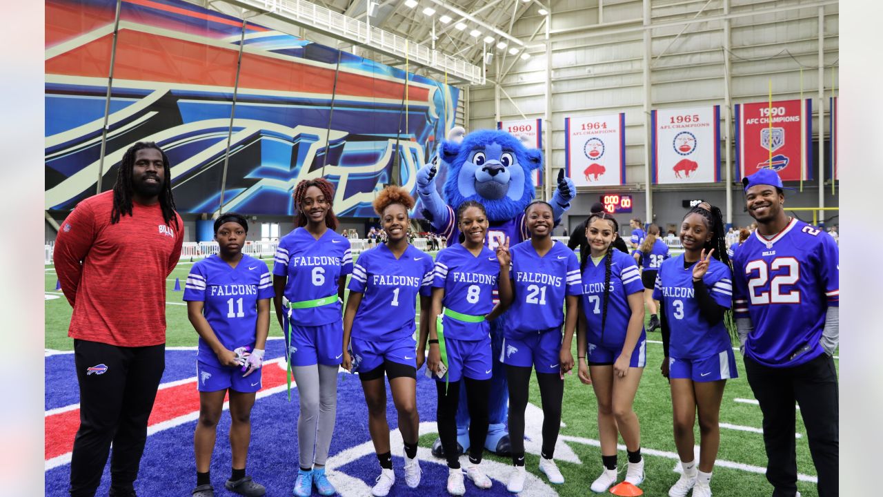 Bills event celebrates high school girls flag football