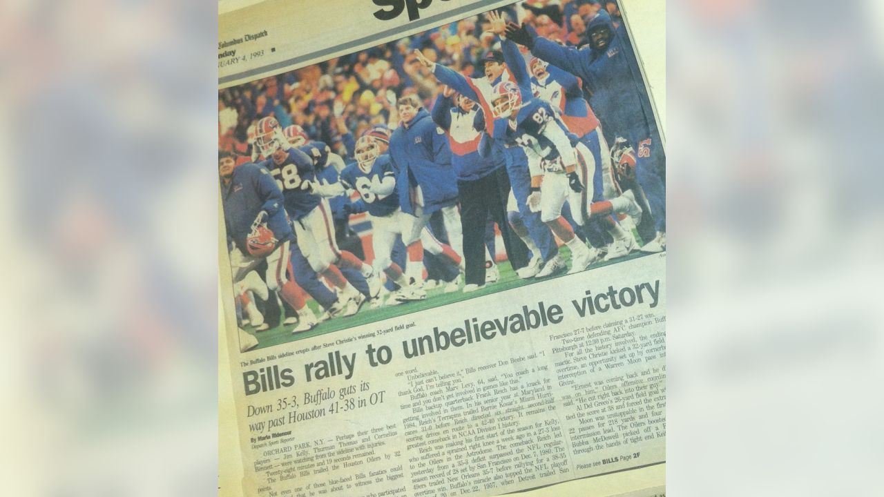 Buffalo-Houston playoff matchup conjures 1993 'Comeback' memories