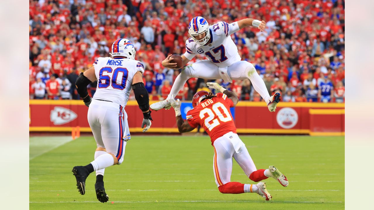 Buffalo Bills vs. Kansas City Chiefs. NFL match poster. Two