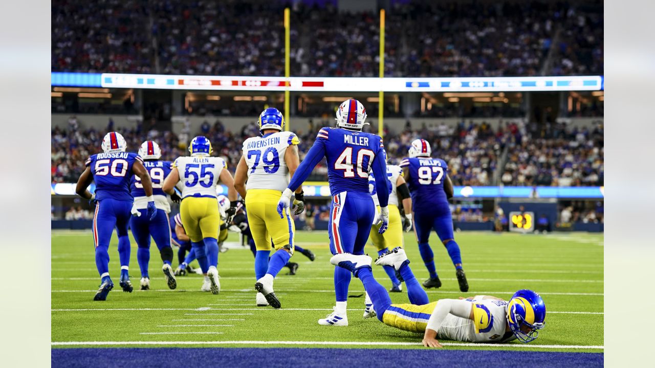 Buffalo Bills linebacker Von Miller (40) plays during an NFL football game  against the Los Angeles Rams Sept. 8, 2022, in Inglewood, Calif. (AP  Photo/Denis Poroy Stock Photo - Alamy