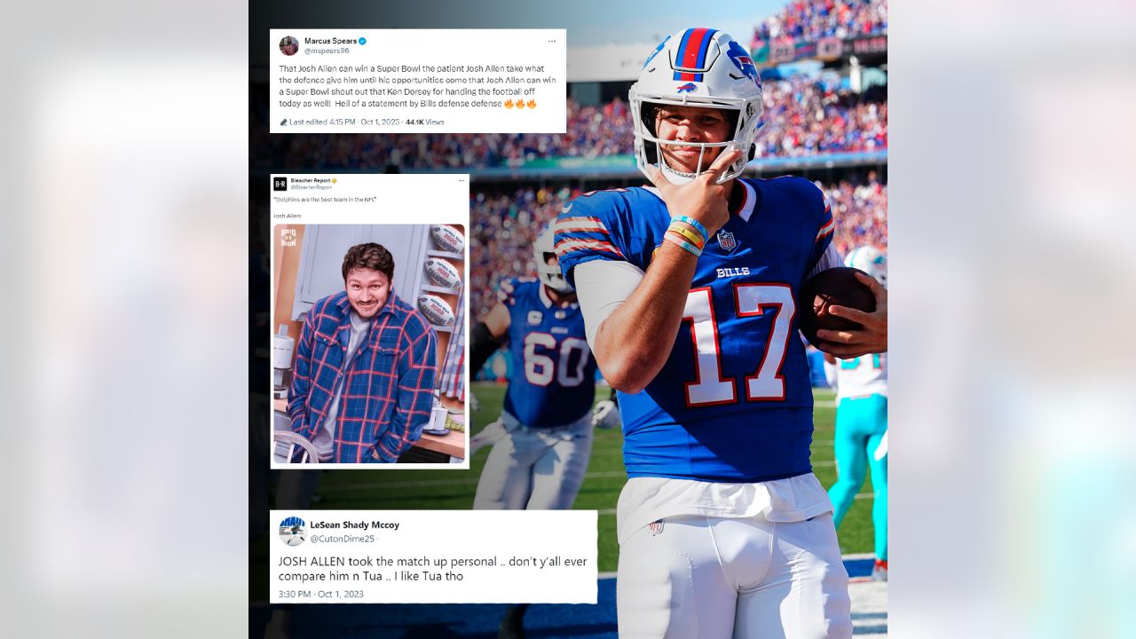 ESPN react to Buffalo Bills handling Miami Dolphins in 48-20 win