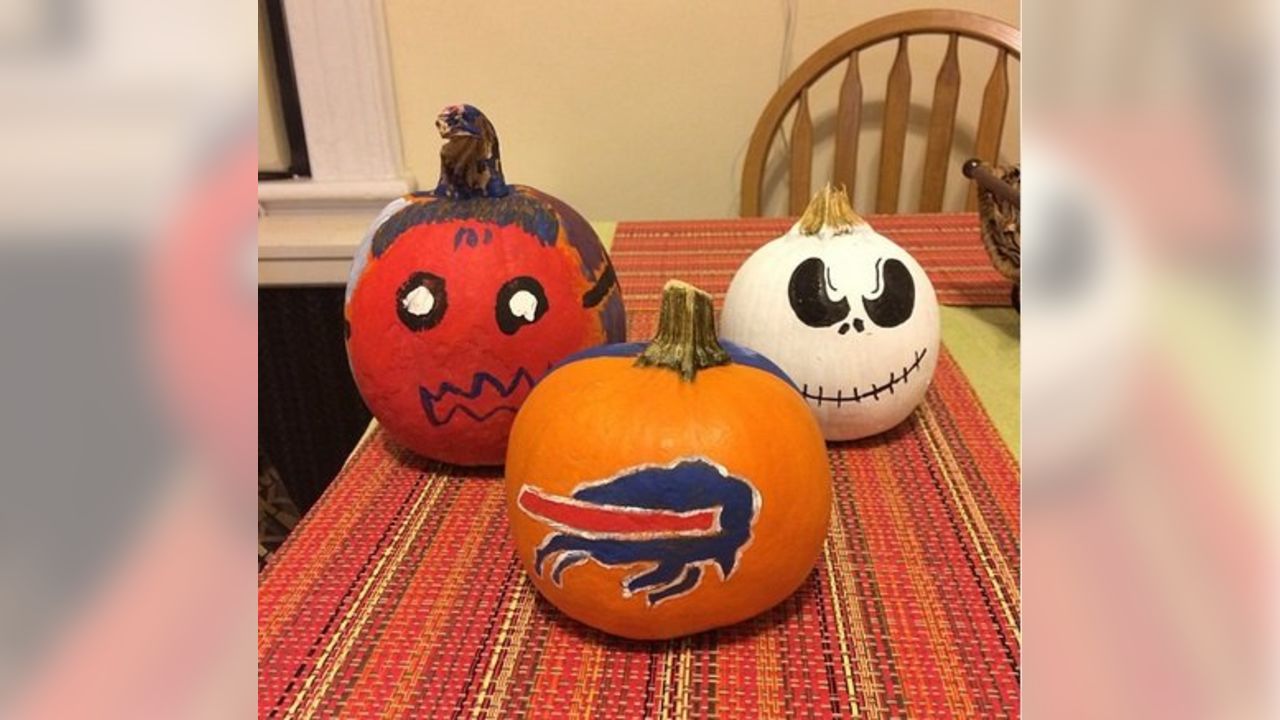 Halloween Pumpkin Buffalo Bills NFL