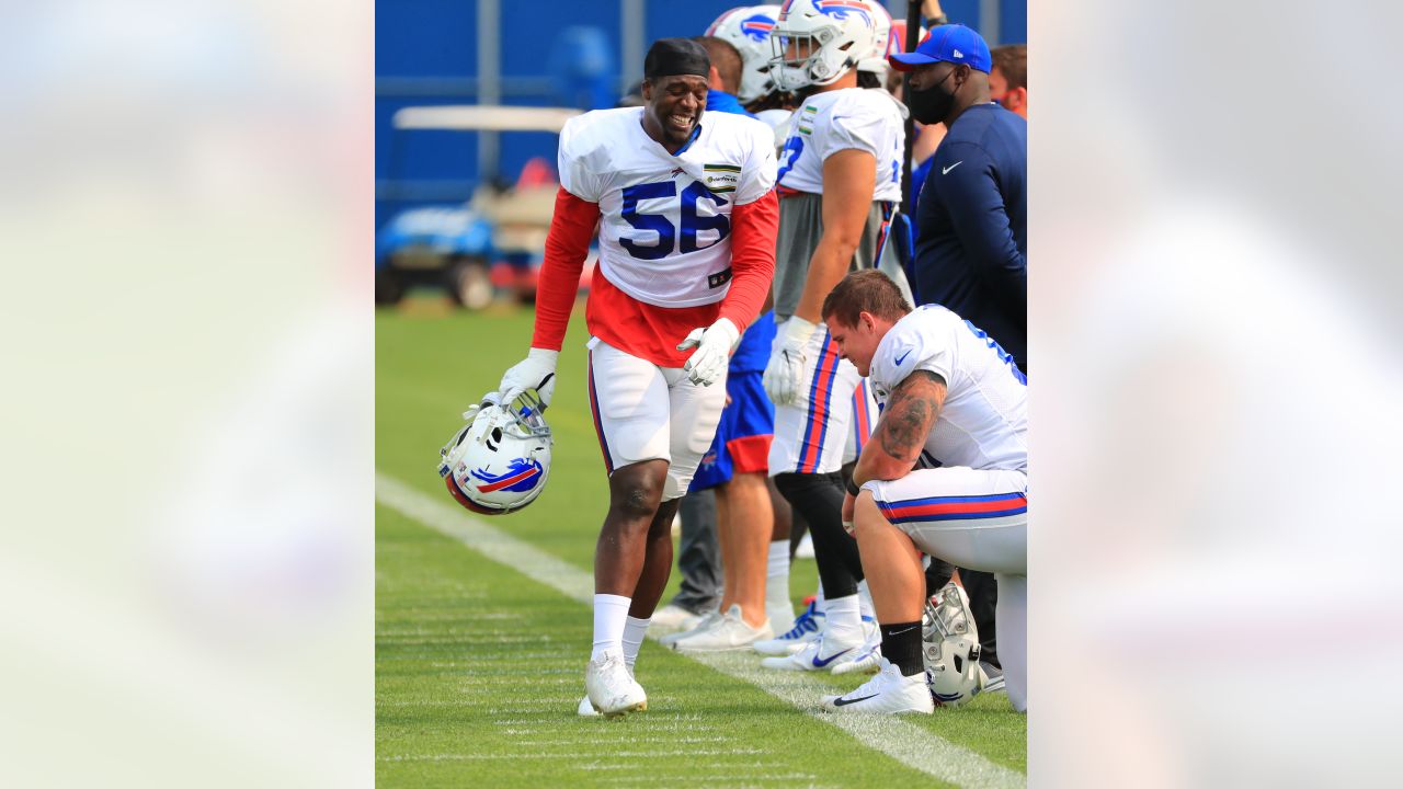 INGLEWOOD, CA - SEPTEMBER 8: Zack Moss #20 of the Bills during an