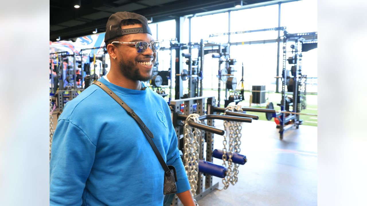 Best photos of Damien Harris' first day at One Bills Drive