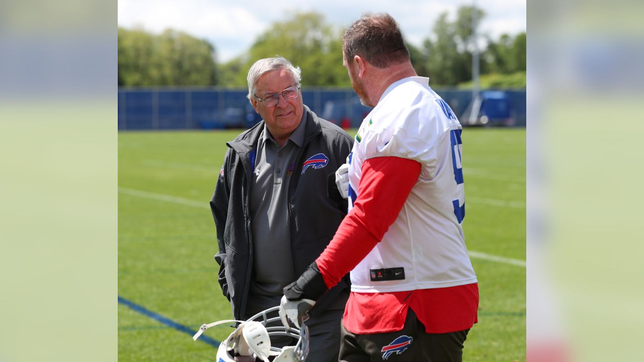 Buffalo Bills owner Terry Pegula risking life and limb to film a