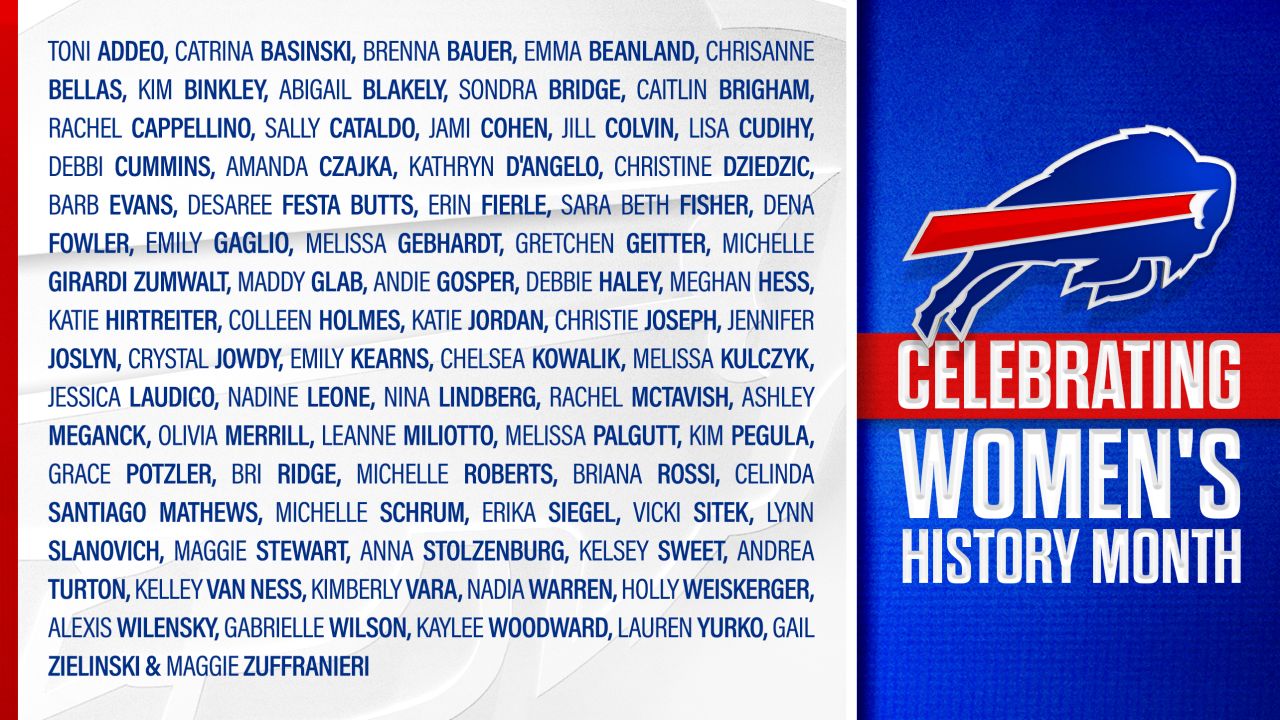 Buffalo Bills Women's History Month