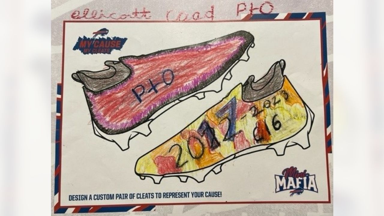 Custom Painted Football Cleats from My Cause My Cleats 2020 – B