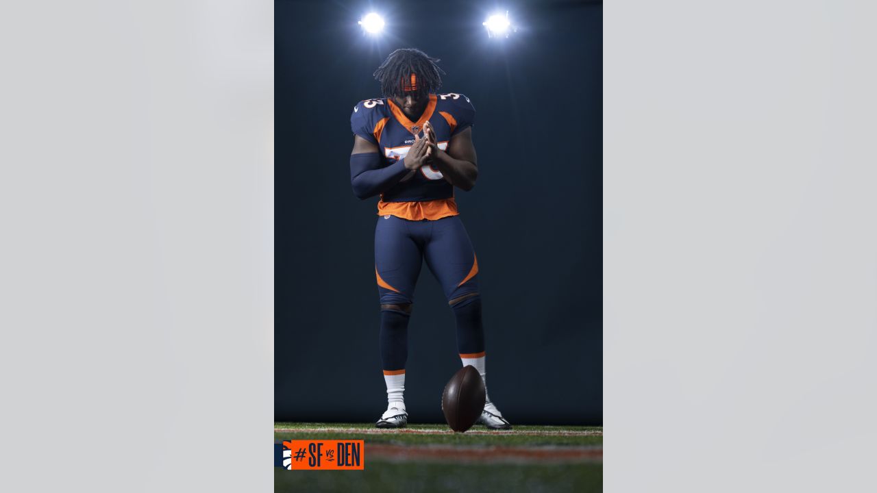 Moss Uniforms on X: Denver Broncos: With either a baby blue or a royal  blue as seen below, all football fans want the Broncos to embrace the past  with a look similar