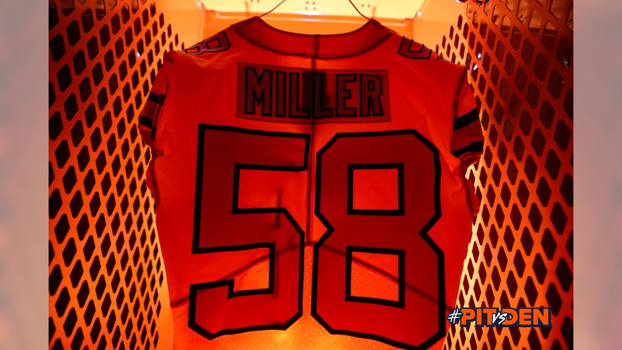 Broncos prepare Color Rush uniforms for #PITvsDEN