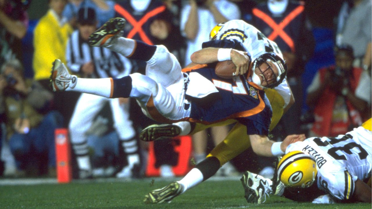 Super Bowl XXXII Elway's 1st Super Bowl Win, Green Bay Packers vs. Denver  Broncos