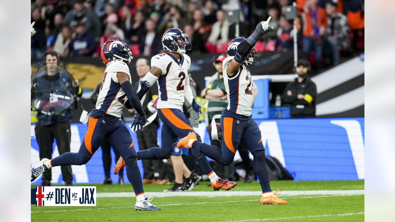 Victory Monday photos: Celebrating the Broncos' win at Wembley from the  field to the locker room