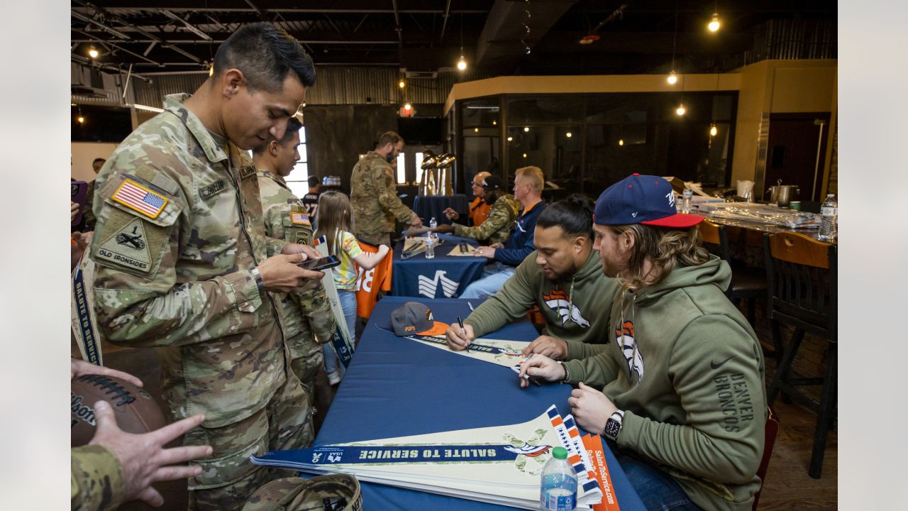 Photos: Broncos welcome military service members for 2022 Salute to Service  game