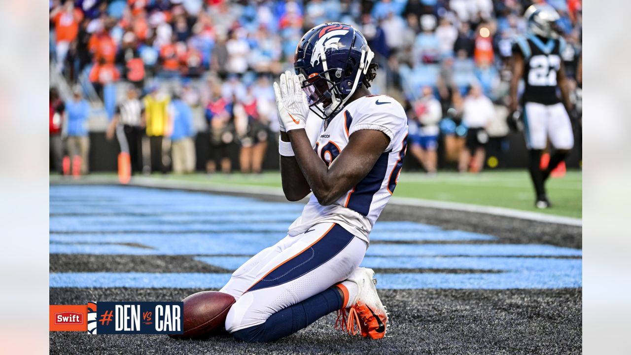 Carolina Panthers Game-Used Football vs. Denver Broncos on November 27 2022