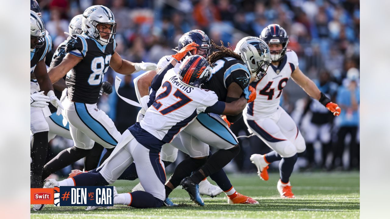 Carolina Panthers Game-Used Football vs. Denver Broncos on November 27 2022