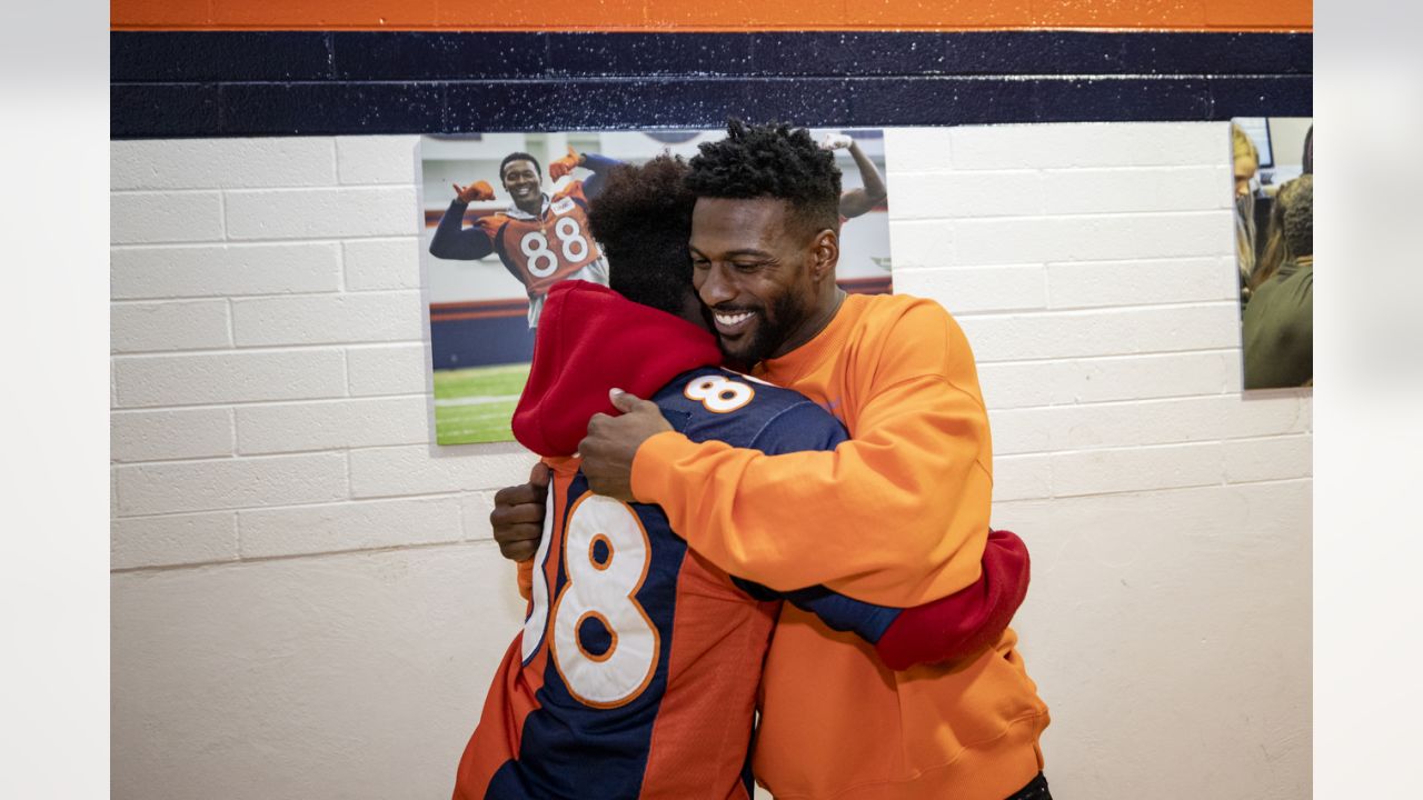 Emmanuel Sanders honors former Broncos teammate Demaryius Thomas with jersey  donation to Boys & Girls Club