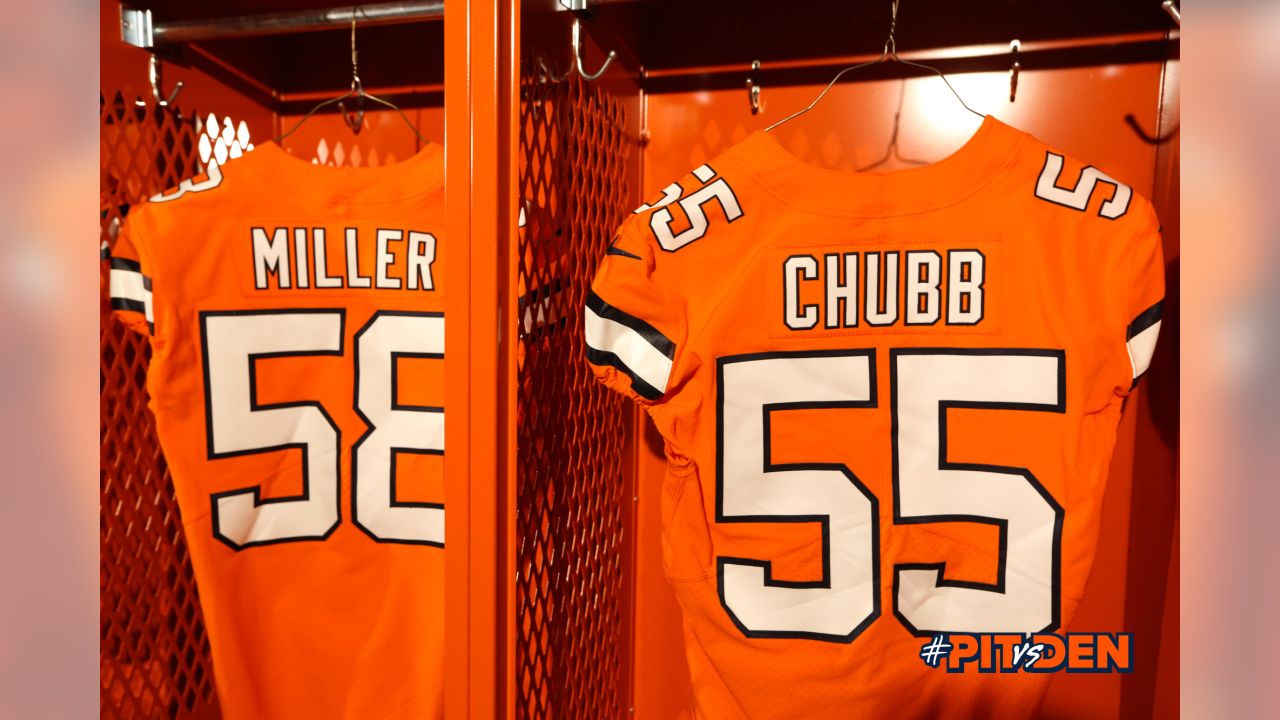 Broncos prepare Color Rush uniforms for #PITvsDEN